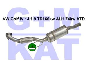 Partikelfilter VW Bora 1,9 TDI 1J 66/74kw grüne Plakette Nachrüstung 0137002