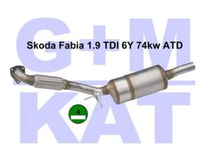 Partikelfilter Skoda Fabia 1.9 TDI 74kw ATD 01.37.021