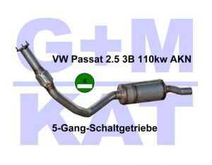 Partikelfilter VW Passat 3B 2.5 110kw grüne plakette 02.37.015