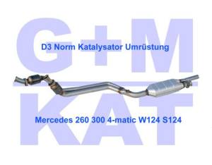 Katalysator Mercedes 260 300 4-matic 124 G+M 400171-D3