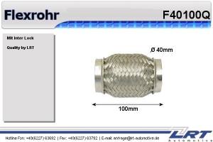 Flexrohr 40mm x 100mm Versärkt LRT-F40100Q