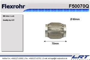 Flexrohr 50mm x 70mm Verstärkt LRT-F50070Q