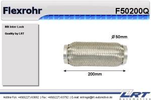 Flexrohr 50mm x 200mm Verstärkt LRT-F50200Q