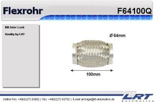 Flexrohr 64mm x 100mm Verstärkt LRT-F64100Q