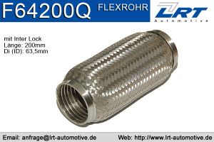 Flexrohr 64mm x 200mm Verstärkt LRT-F64200Q