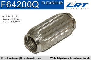 Flexrohr 64mm x 200mm Verstärkt LRT-F64200Q