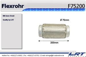 Flexrohr 75mm x 200mm LRT-F75200