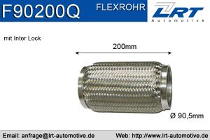 Flexrohr 90mm x 200mm Verstärkt LRT-F90200Q