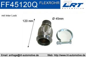 Flexrohr mit Flansch Citroen Peugeot LRT-FF45120Q