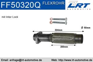 Flexrohr BMW 5 E39 525d 530d mit Flansch LRT-FF50320Q