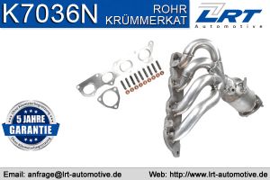 Krümmer Katalysator VW Golf V Plus Caddy III 1.4 59kw LRT-K7036