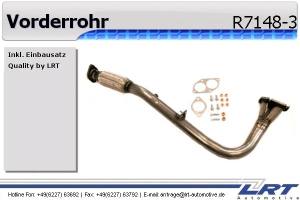 Opel Vectra B Reparaturrohr mit Flansch LRT-R7148-3