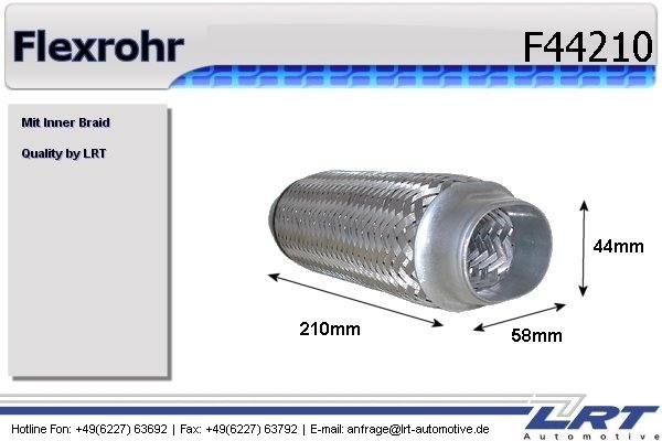 Flexrohr 44mm x 210mm LRT-F44210