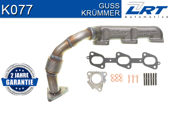 Abgaskrummer Mercedes E Klasse 280 300 320 350 Cdi Rechte Seite Lrt K077
