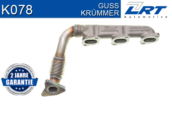 Abgaskrummer Mercedes E Klasse 280 300 320 350 Cdi Links Lrt K078