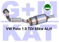 partikelfilter vw polo 66kw alh grüne plakette 01.37.003