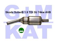 Partikelfilter Skoda SuberB 1.9 TDI 74kw Rußfilter grüne Plakette 01.37.008
