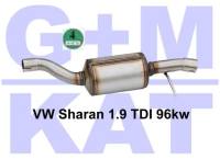 Partikelfilter VW Sharan 1.9 96kw grüne Plakette 02.36.029