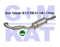 Russpartikelfilter Seat Toledo 1.9 TDI 81 96 110kw Russfilter grüne Plakette