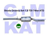 Partikelfilter-kat Skoda Octavia 4x4 1.9 TDI 74kw grüne Plakette 0237003