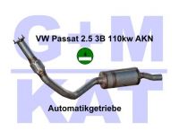 Partikelfilter VW Passat 3B 2.5 110kw grüne plakette 02.37.016