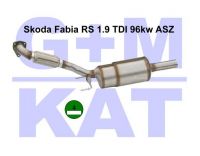 Partikelfilter-kat Skoda Fabia RS 1.9 TDI 96kw ASZ grüne Plakette 0237031