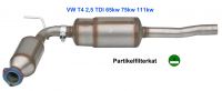 Partikelfilter Katalysator VW T4 2,5 TDI 75 kw ACV AUF 02.37.045