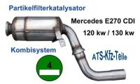 Partikelfilter-kat Mercedes E270 CDI 120 kw Grüne Plakette 0439004