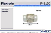 Flexrohr innendurchmesser: 45,5 ...