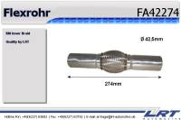Flexrohr mit Anschlussrohr innen...