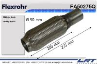 Flexrohr mit Anschlussrohr verst...
