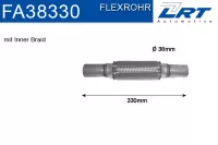 Flexrohr LRT FA38330 innen durchmesser 38mm länge 330mm